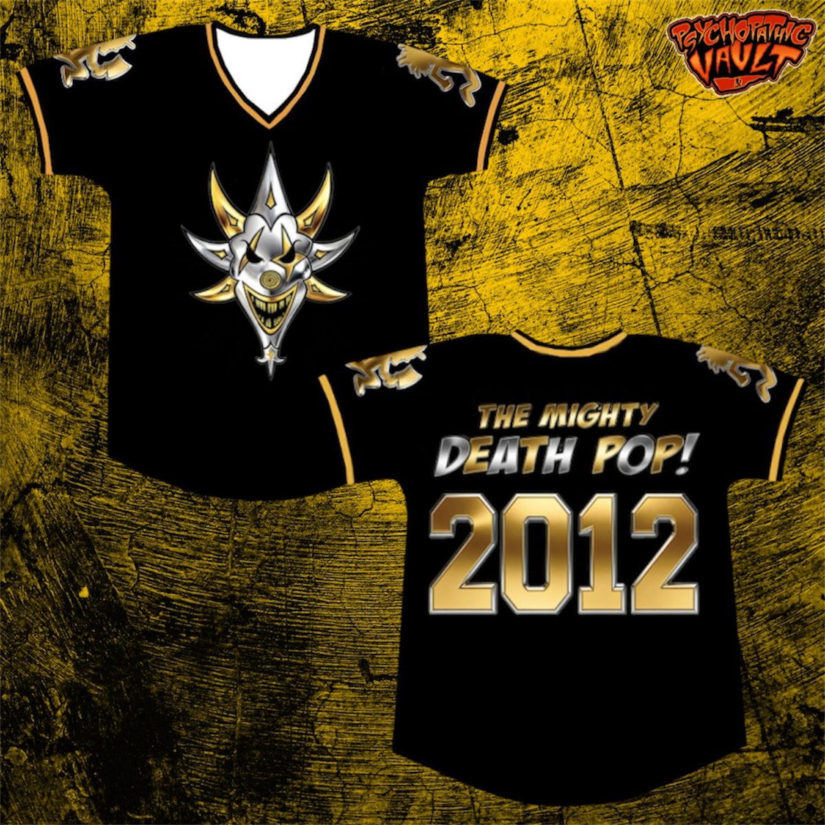 Metallic Death Pop Football Jersey