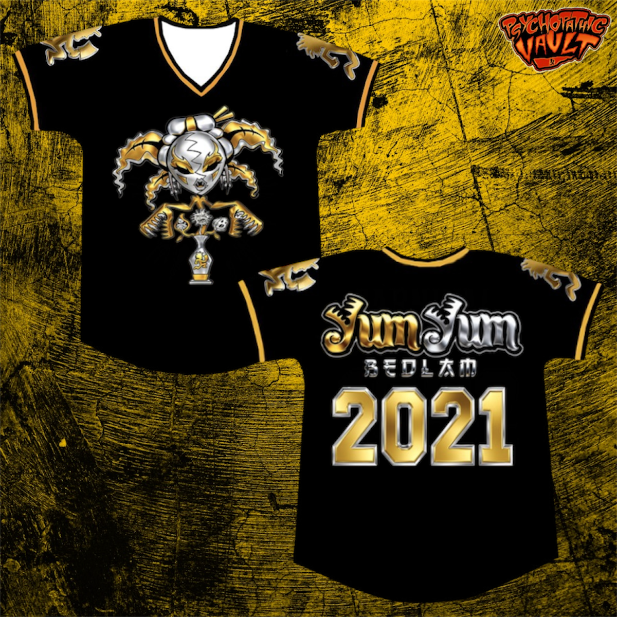 Metallic Yum Yum Bedlam Football Jersey