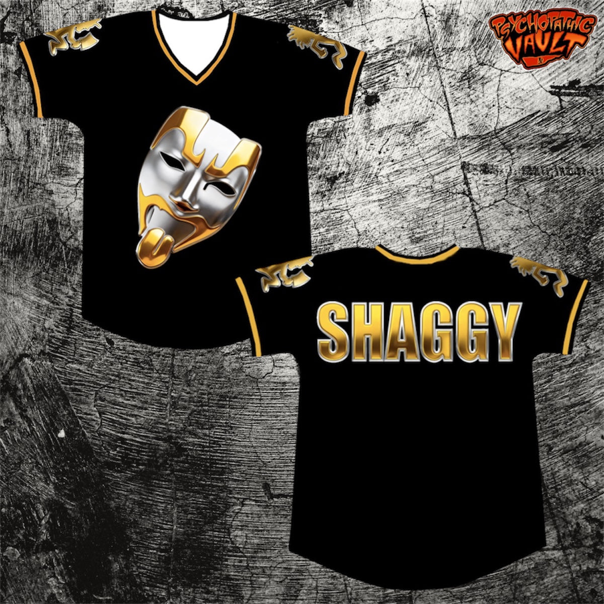 Metallic Shaggy Football Jersey