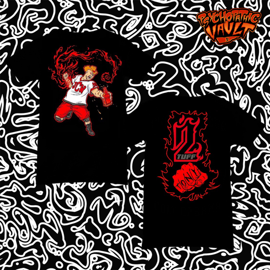 JCW 2 Tuff Tony Flaming Fist Shirt