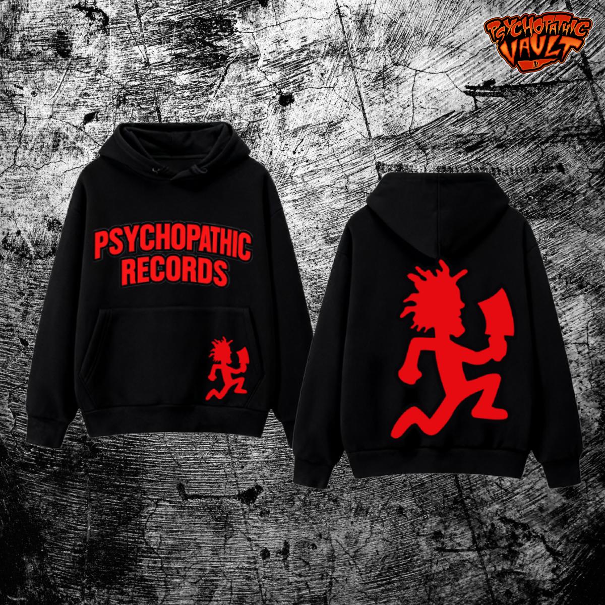 Psychopathic Records Embroidered Pull Over Hoodie