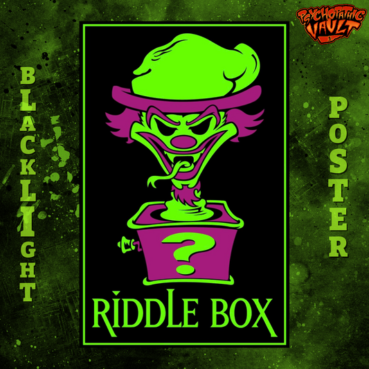 Black Light Riddle Box Poster