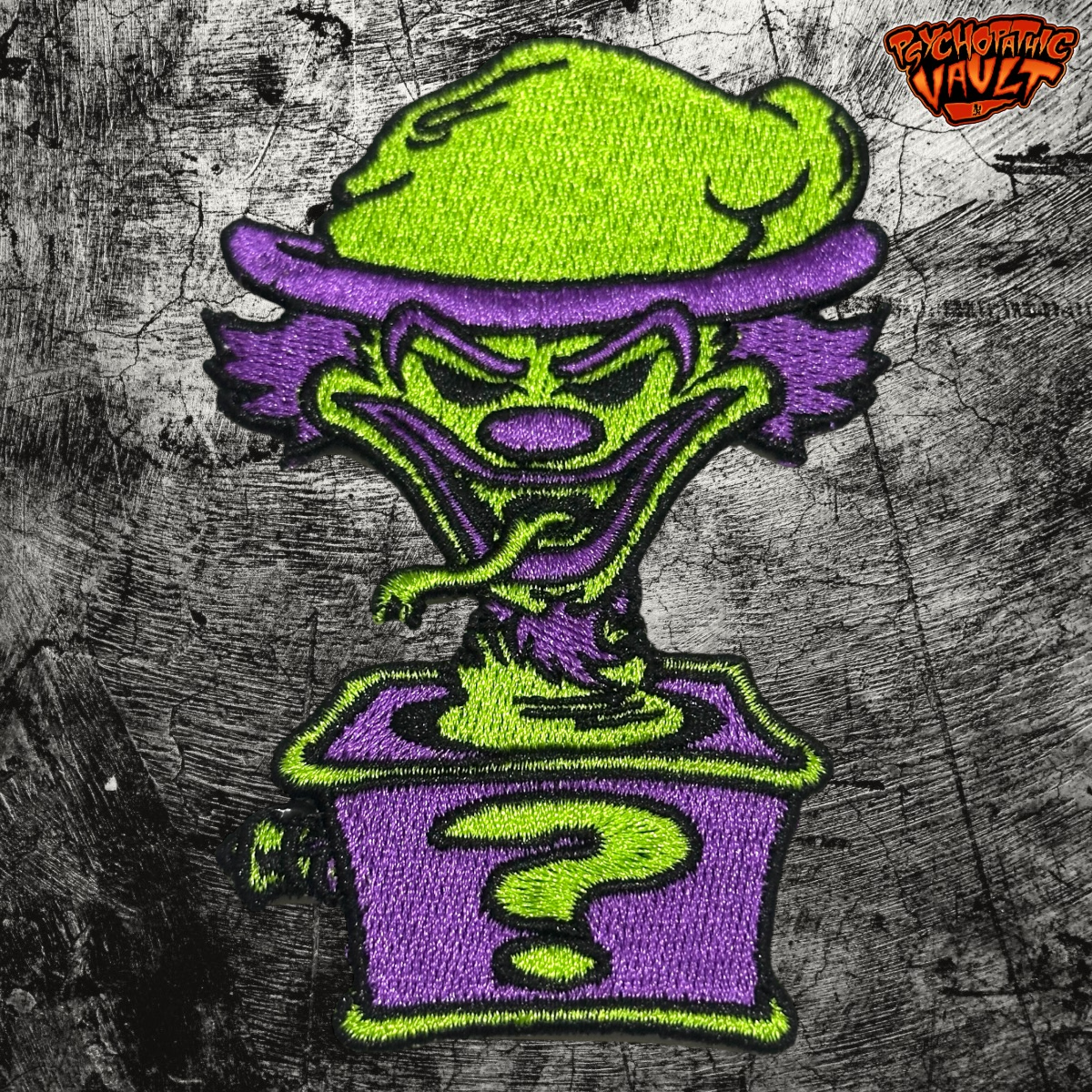 Riddle Box 4 Inch Tall Patch – Psychopathic Vault