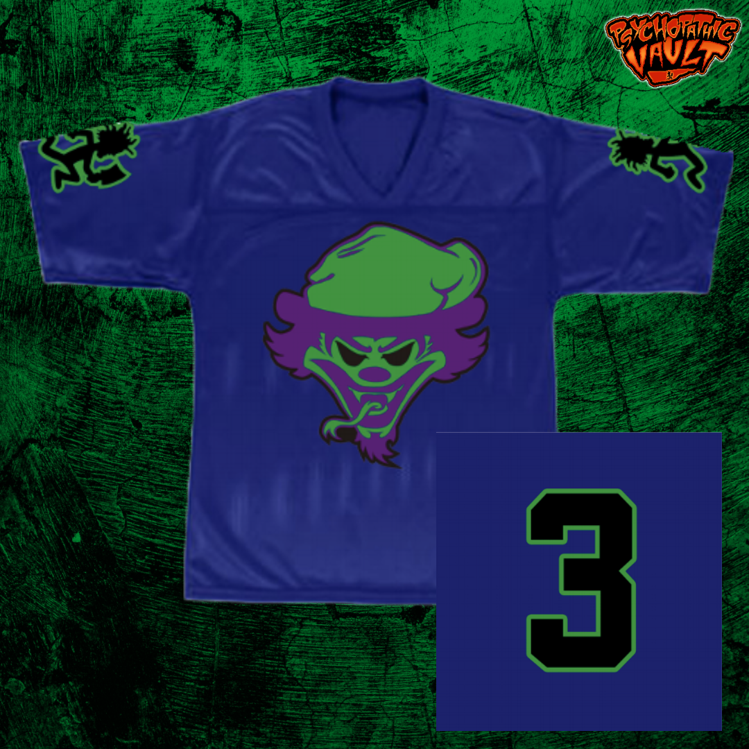 Purple Riddle Box Football Jersey