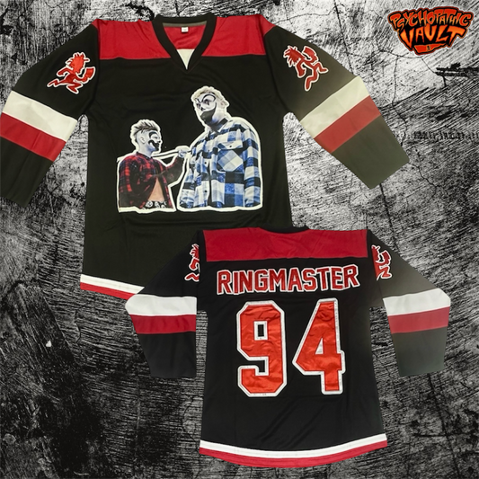 Ringmaster Era Black/Red Hockey Jersey