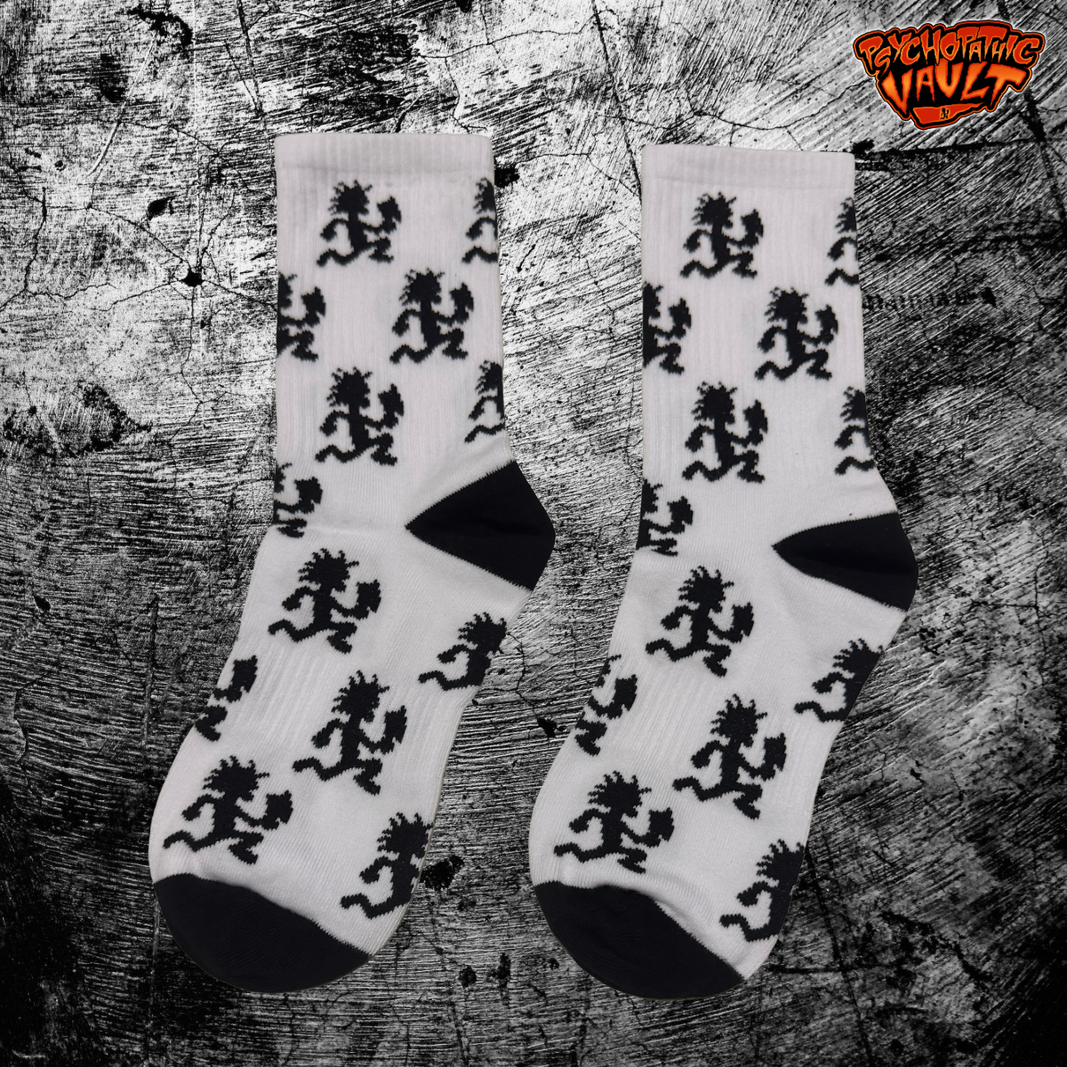 White Hatchetman Socks