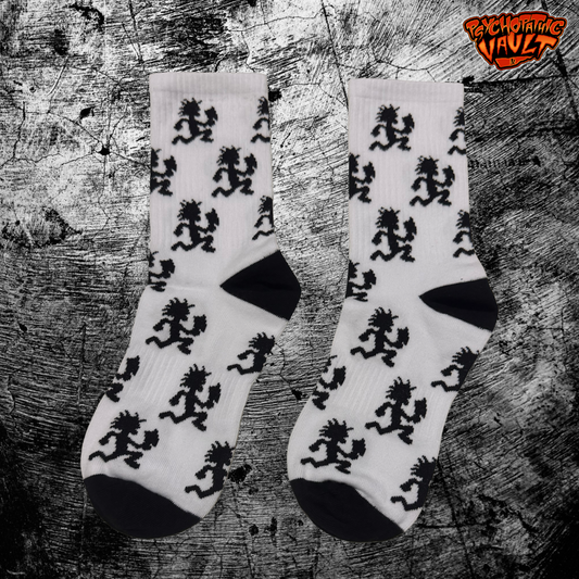 White Hatchetman Socks