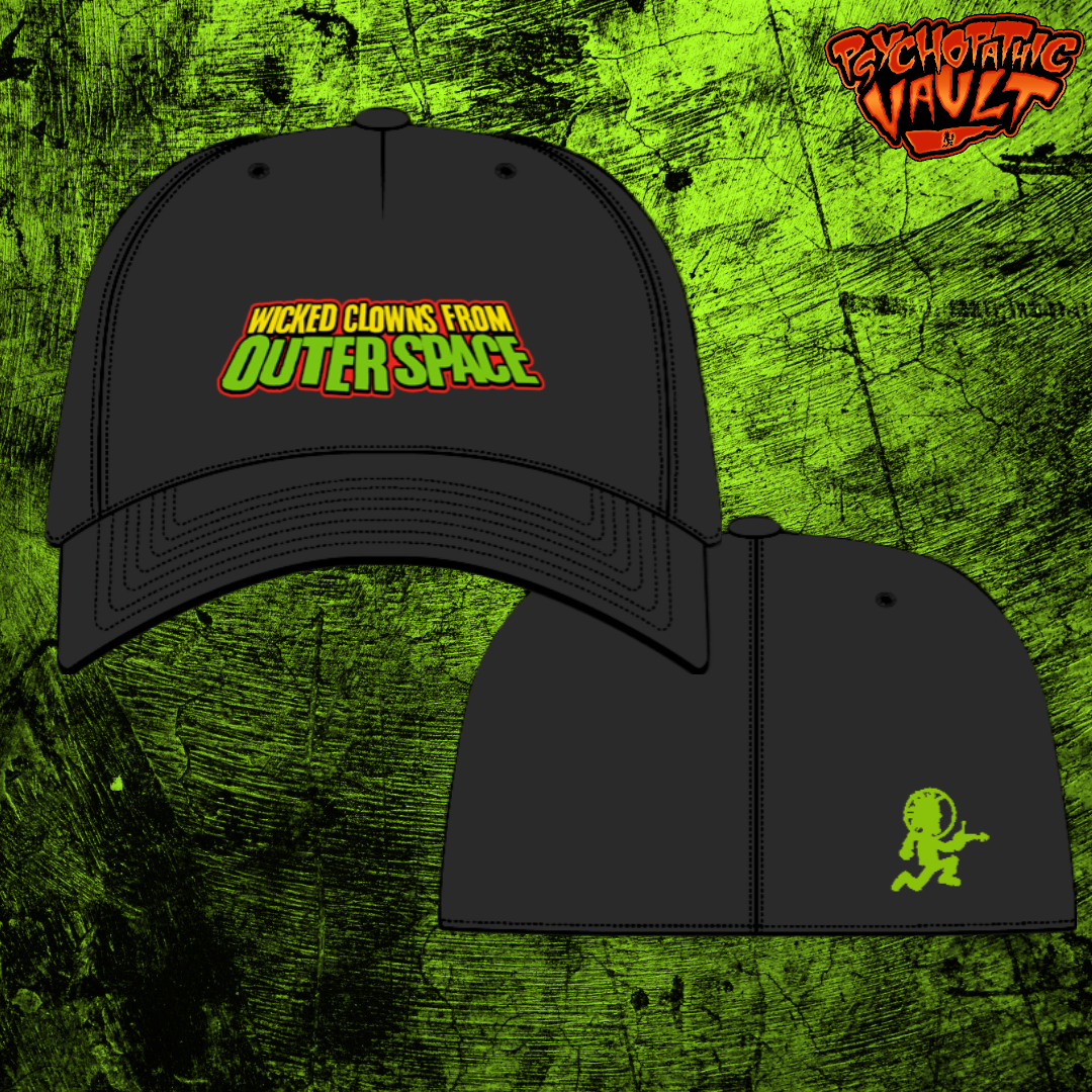 Wicked Clowns From Outer Space Flex Fit Baseball Hat