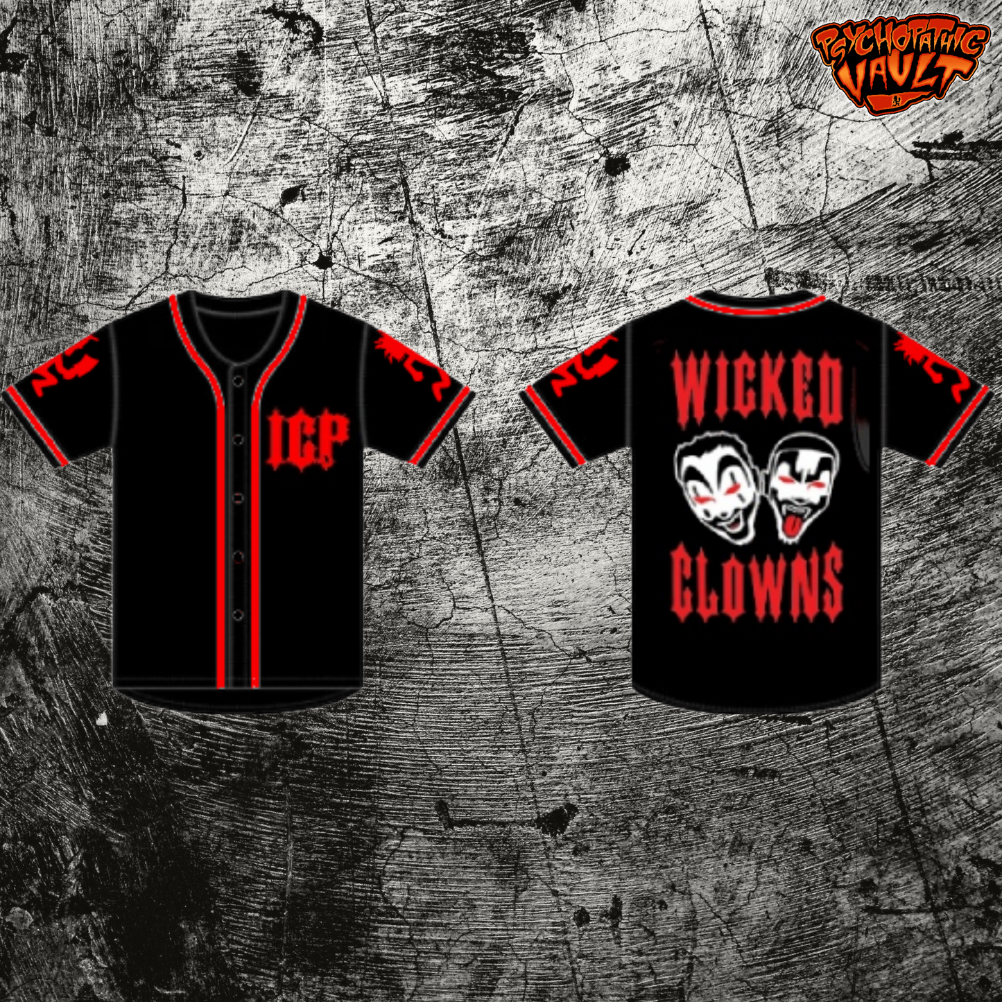 ICP Wicked Clowns Baseball Jersey