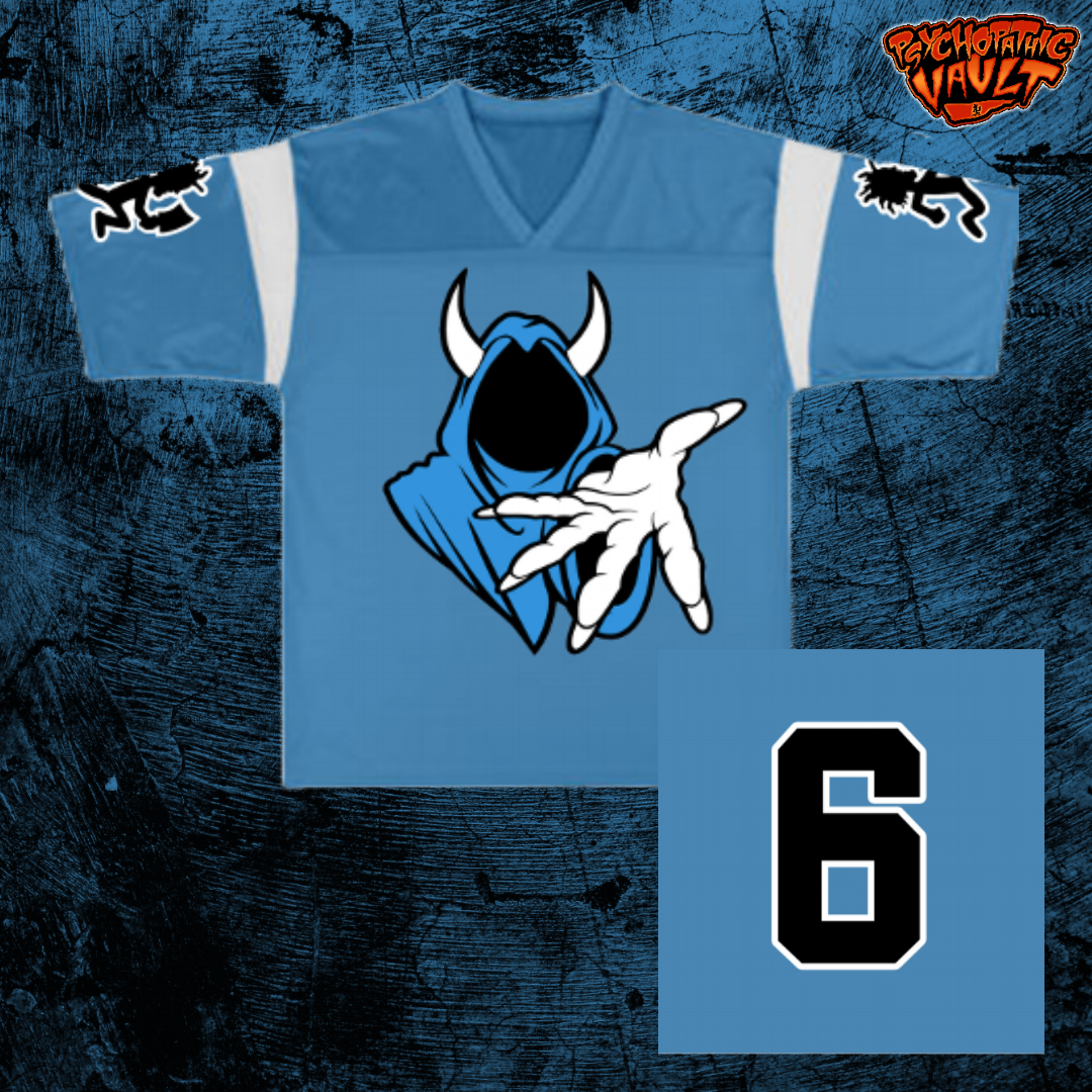 Blue Shangri-La Football Jersey – Psychopathic Vault