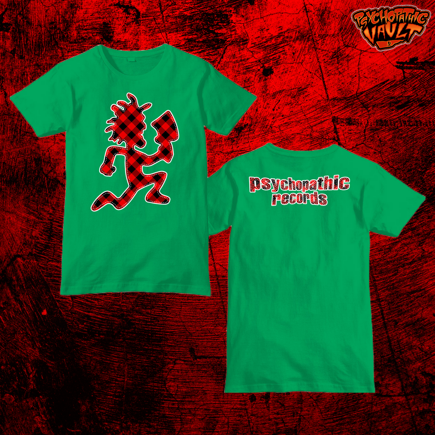 Green Plaid Hatchetman Shirt