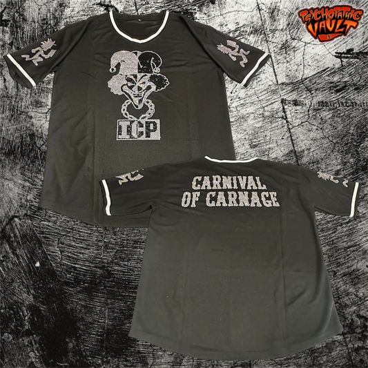 Carninval of Carnage Rhinestone Football Jersey