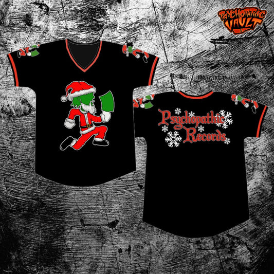 Santa Hatchetman Football Jersey