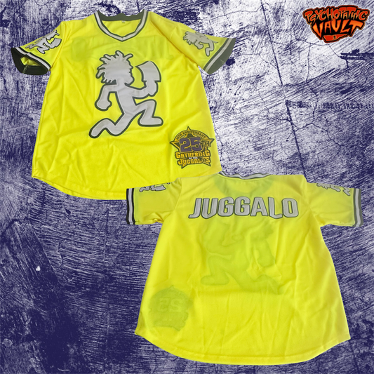 Yellow Hatchetman Juggalo Football Jersey