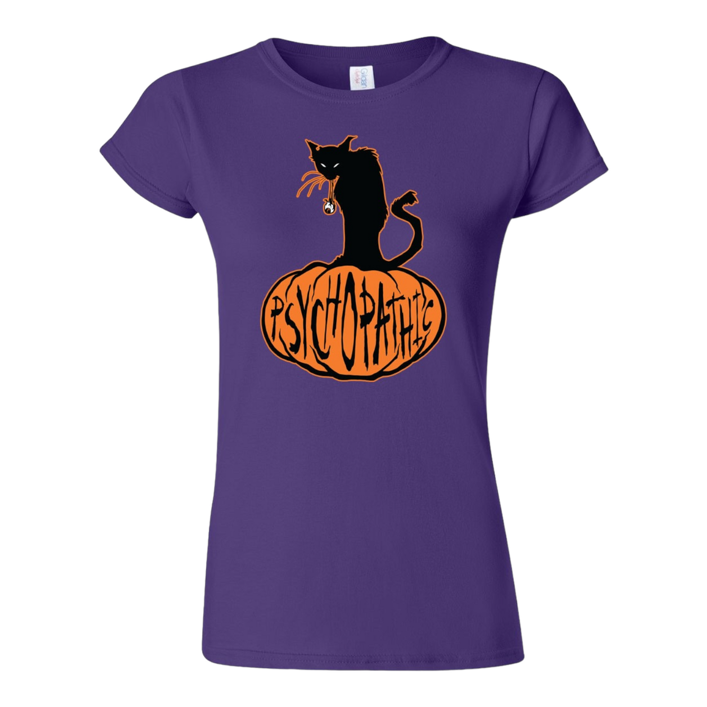 Black Cat Girly Shirt