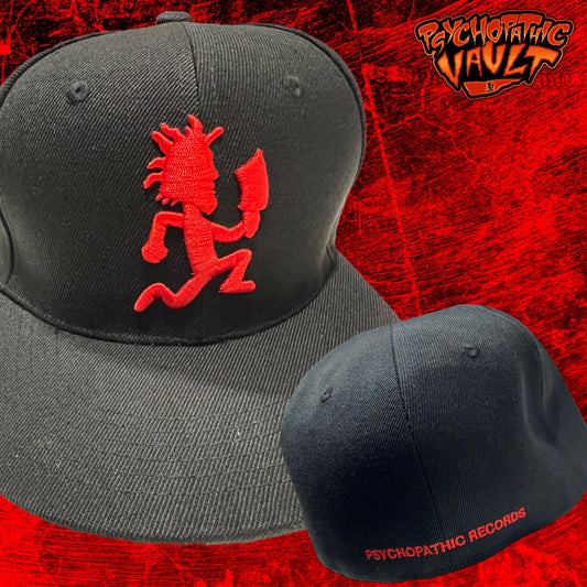 Black 3D Puff Embroidered Hatchetman Baseball Hat