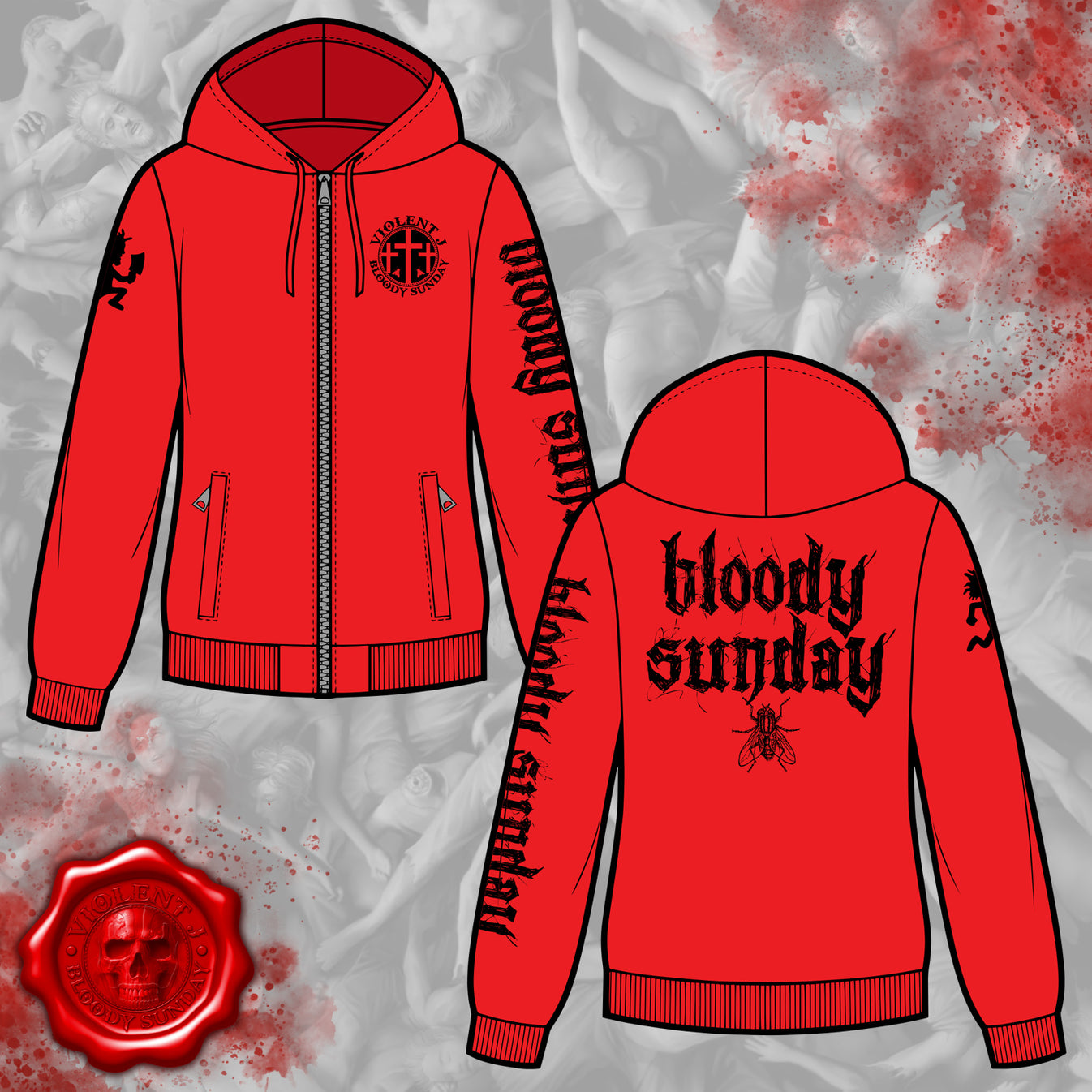 Sunday Zip Up Hoodie